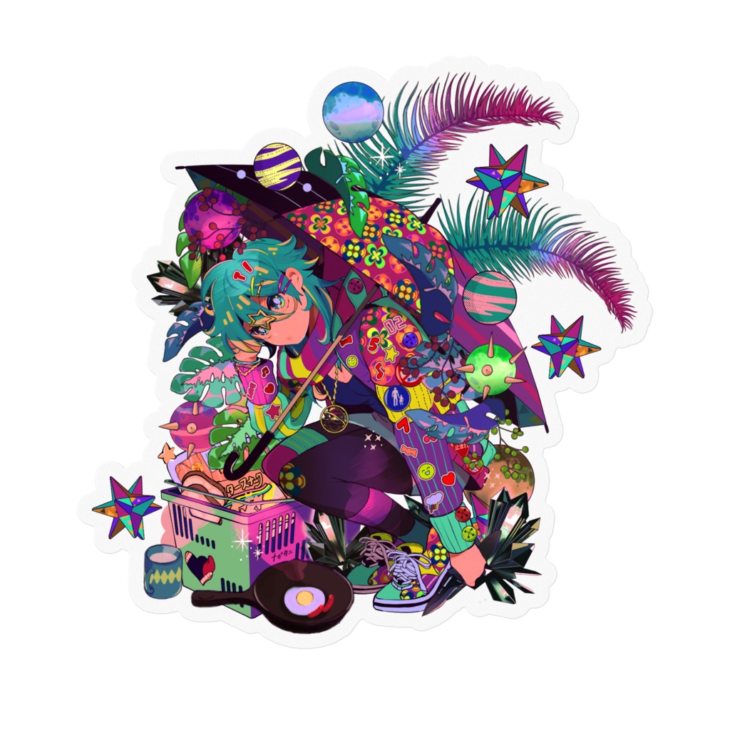 コペルニクスのピクニックセット［ステッカー］