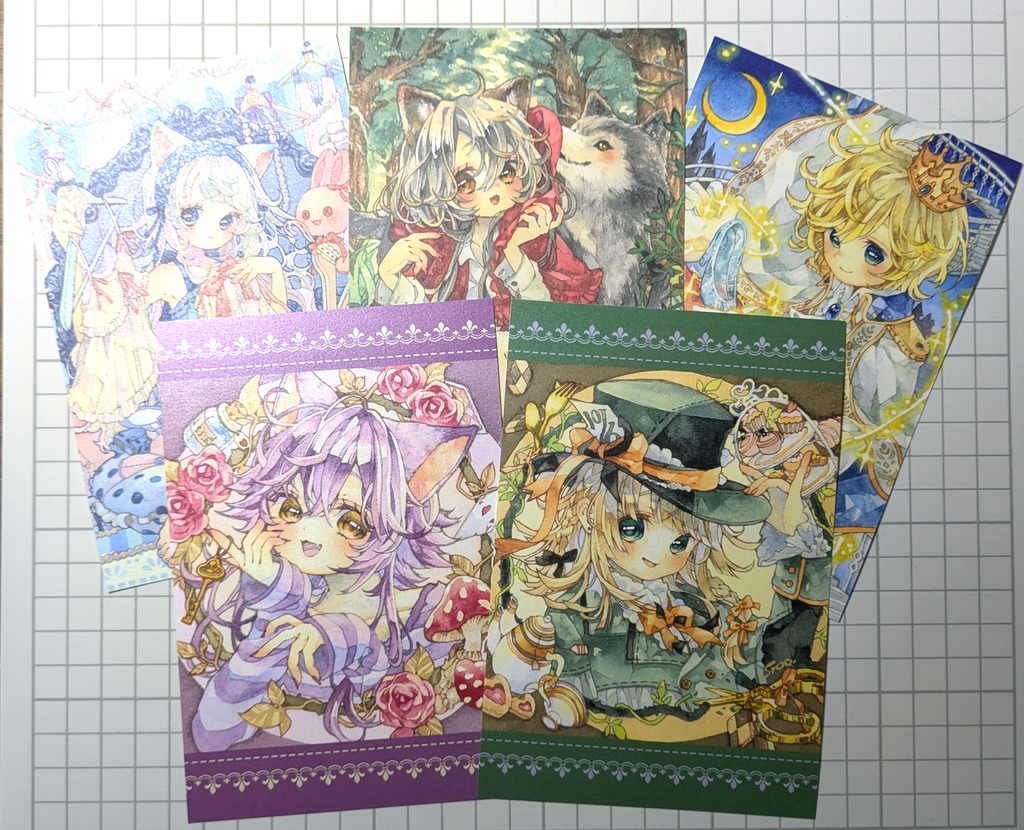 ポストカードセット(限定缶バッジ付)