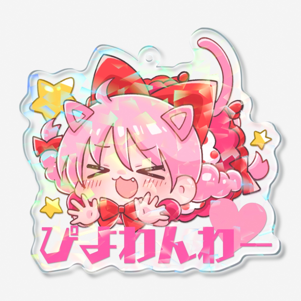挨拶するキラキラりんぴよちゃん