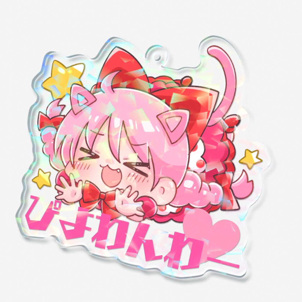 挨拶するキラキラりんぴよちゃん