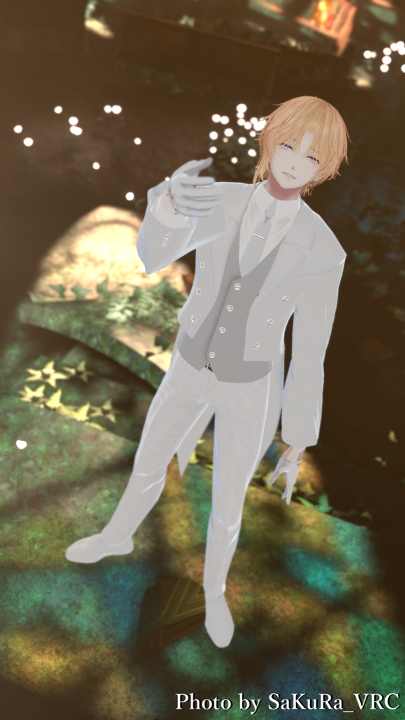 【水瀬対応】ジューンブライドテールコート【VRC想定】