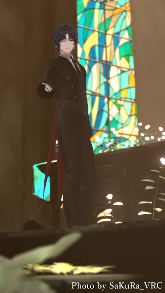 【水瀬対応】ジューンブライドテールコート【VRC想定】