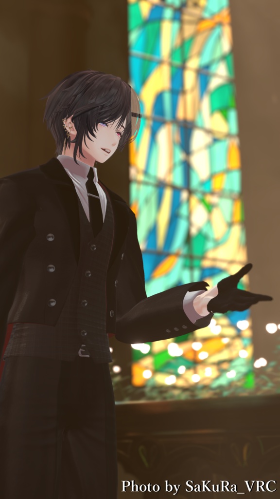 【水瀬対応】ジューンブライドテールコート【VRC想定】