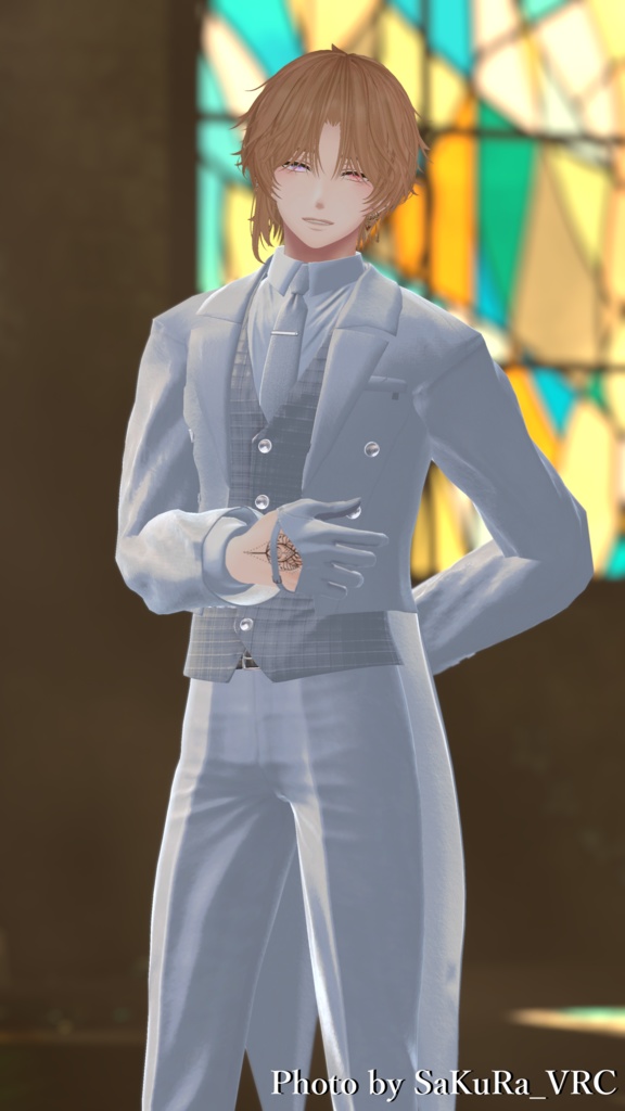 【水瀬対応】ジューンブライドテールコート【VRC想定】