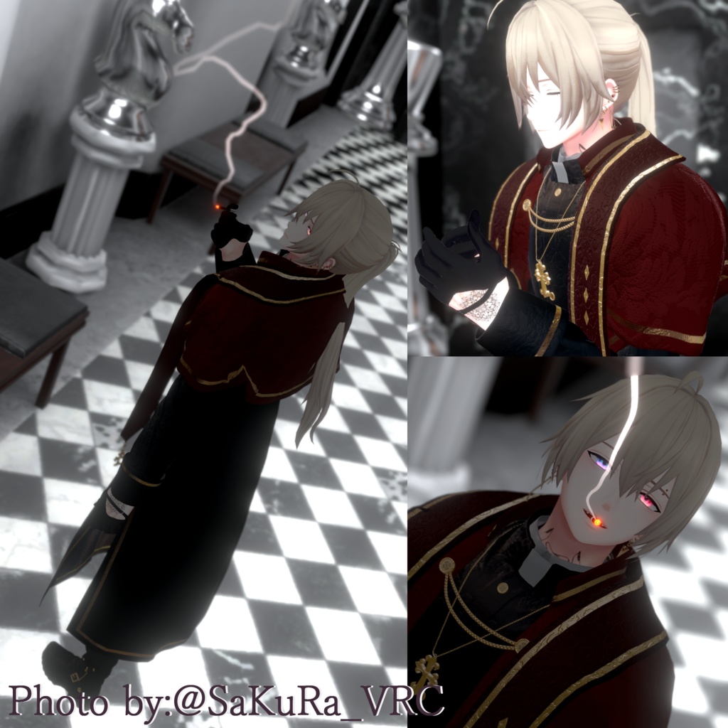 【2avatar対応】Holly Priest【VRC想定】