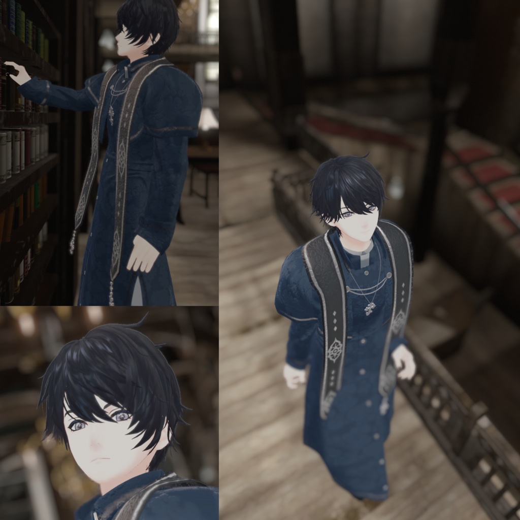 【2avatar対応】Holly Priest【VRC想定】