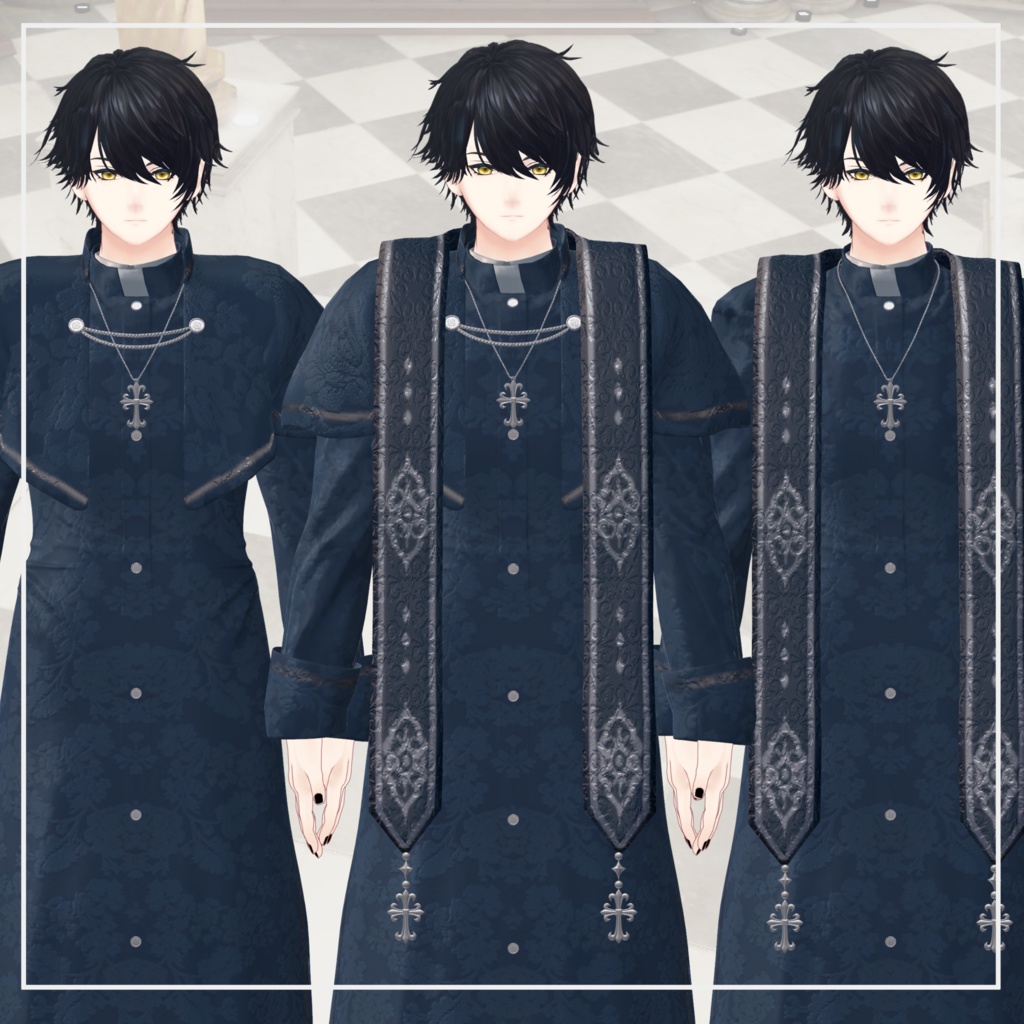 【2avatar対応】Holly Priest【VRC想定】