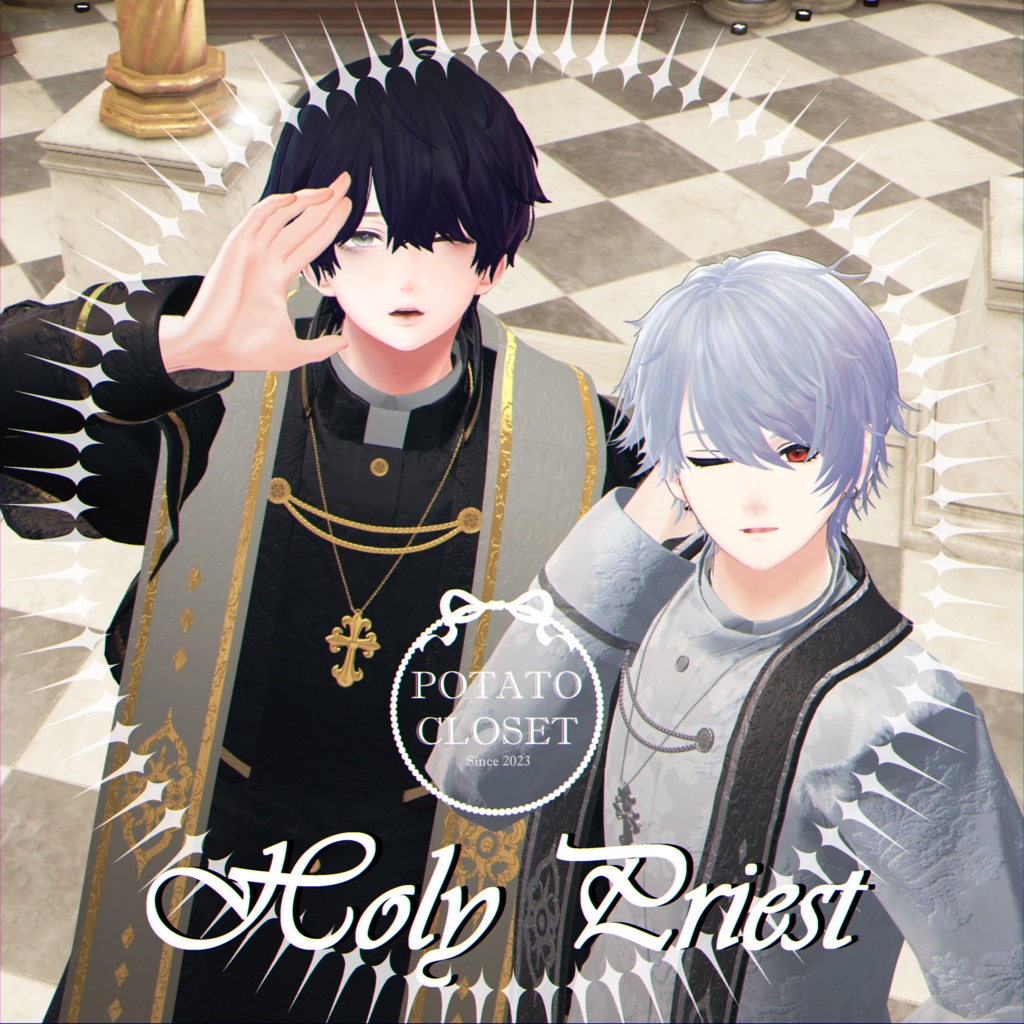 【2avatar対応】Holly Priest【VRC想定】