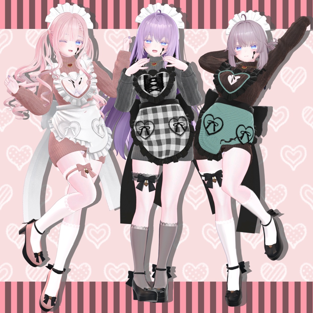 【8アバター対応】 SWEET OUCHI VALENTINE CODINATE【VRC想定】