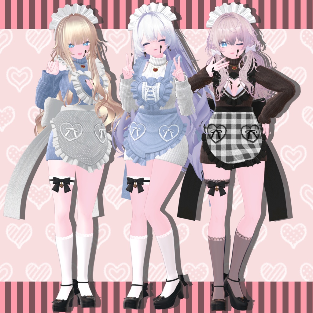 【8アバター対応】 SWEET OUCHI VALENTINE CODINATE【VRC想定】