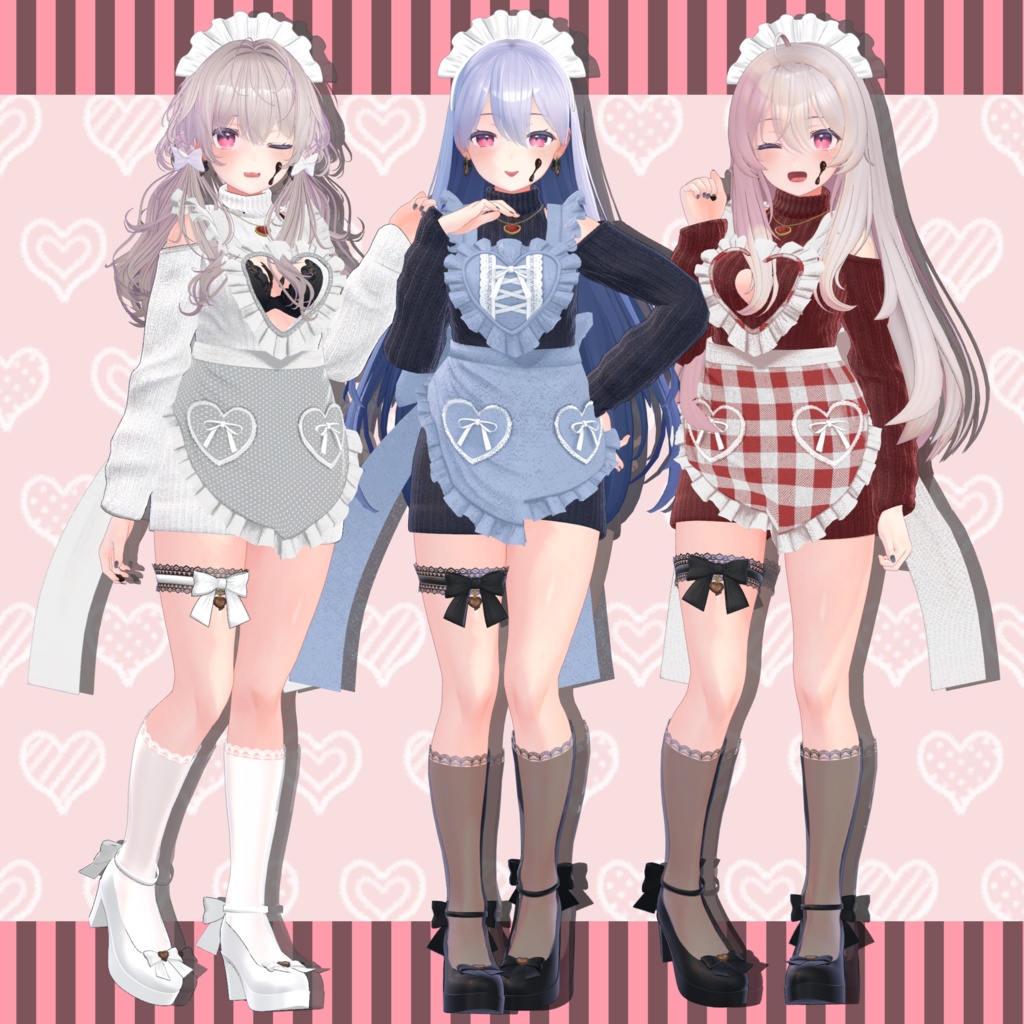 【8アバター対応】 SWEET OUCHI VALENTINE CODINATE【VRC想定】