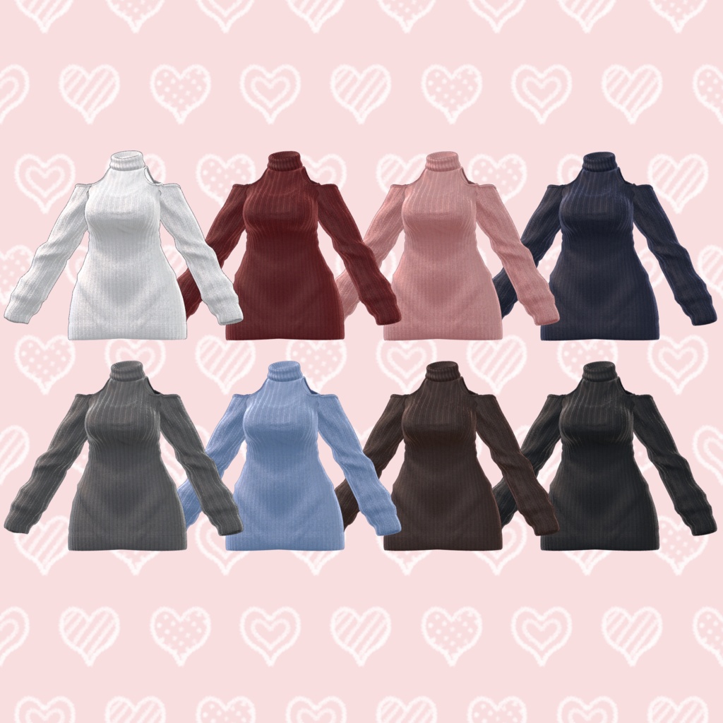 【8アバター対応】 SWEET OUCHI VALENTINE CODINATE【VRC想定】