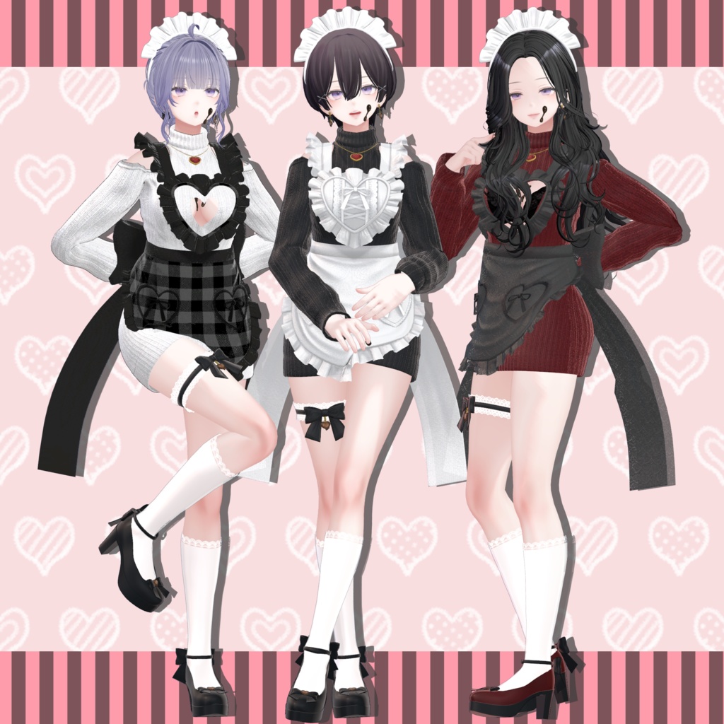 【8アバター対応】 SWEET OUCHI VALENTINE CODINATE【VRC想定】