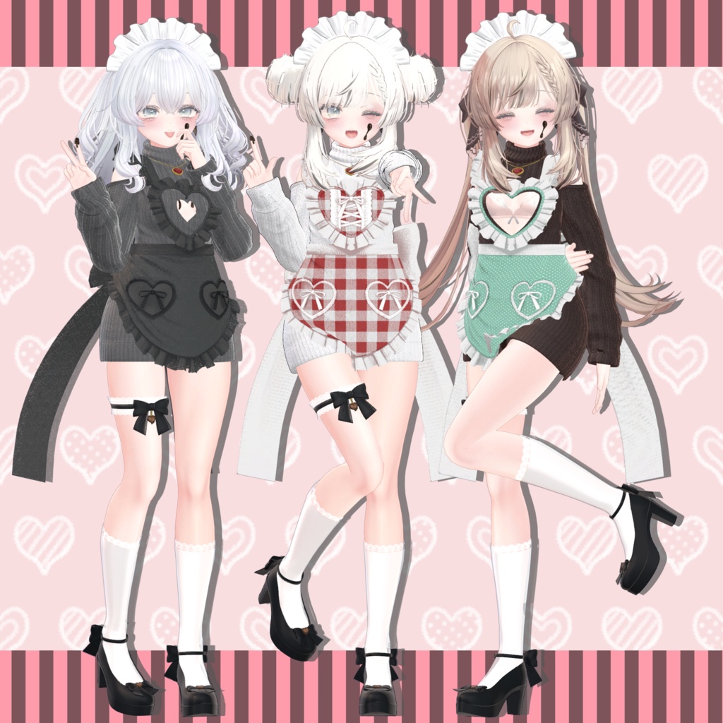 【8アバター対応】 SWEET OUCHI VALENTINE CODINATE【VRC想定】