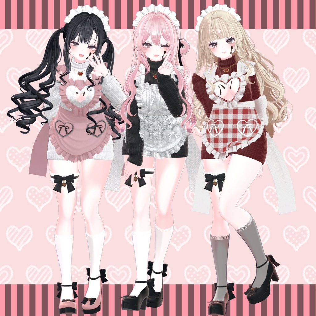【8アバター対応】 SWEET OUCHI VALENTINE CODINATE【VRC想定】