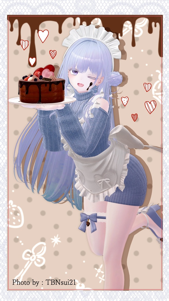 【8アバター対応】 SWEET OUCHI VALENTINE CODINATE【VRC想定】