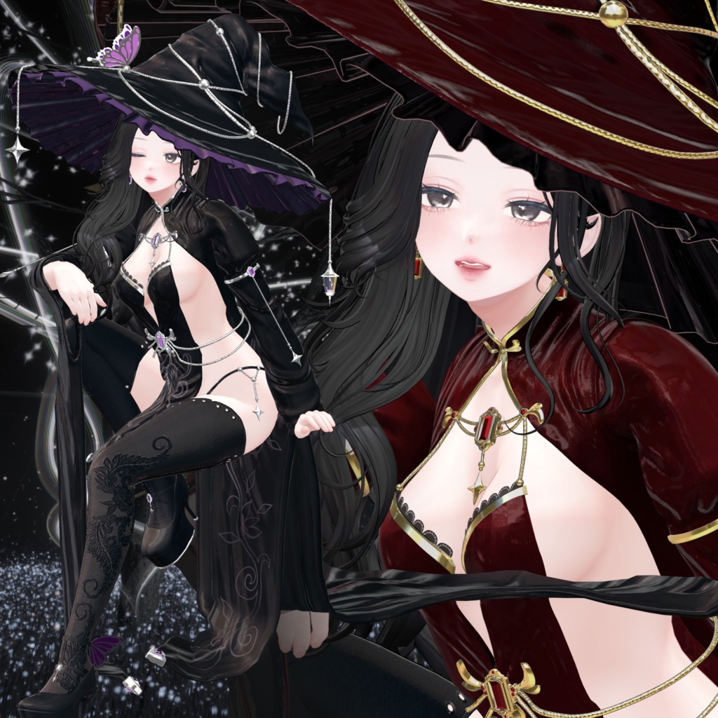 【9Avatar対応】OrientalWitch【VRC想定】