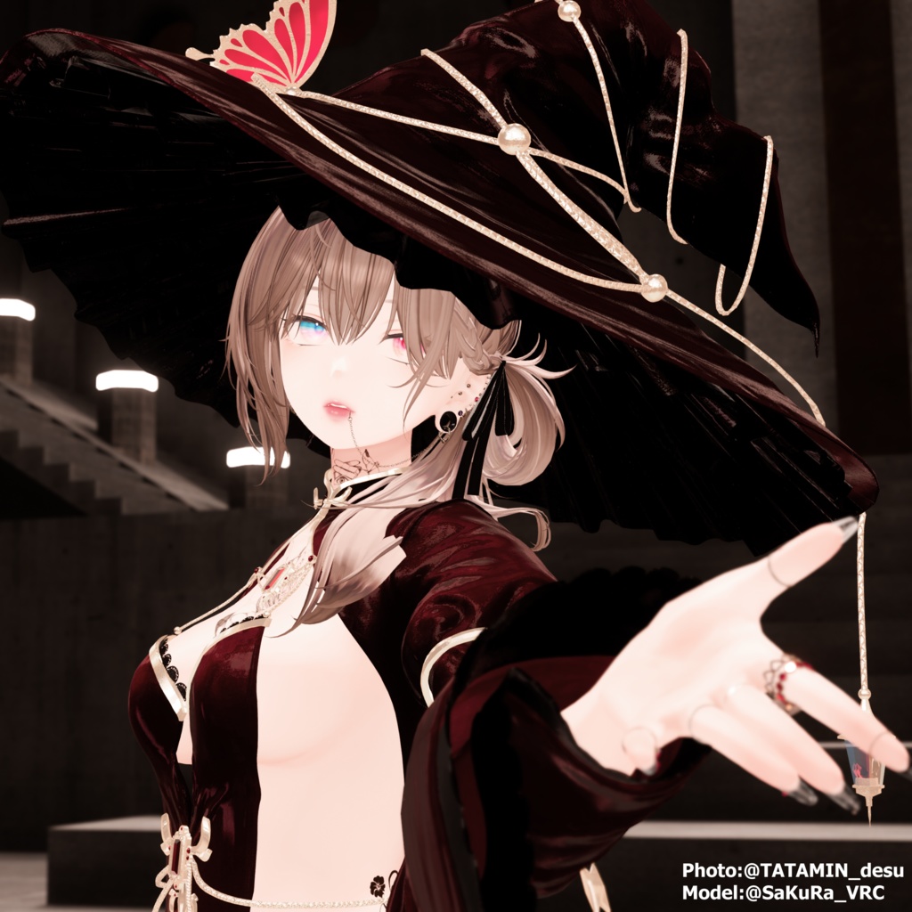 【9Avatar対応】OrientalWitch【VRC想定】