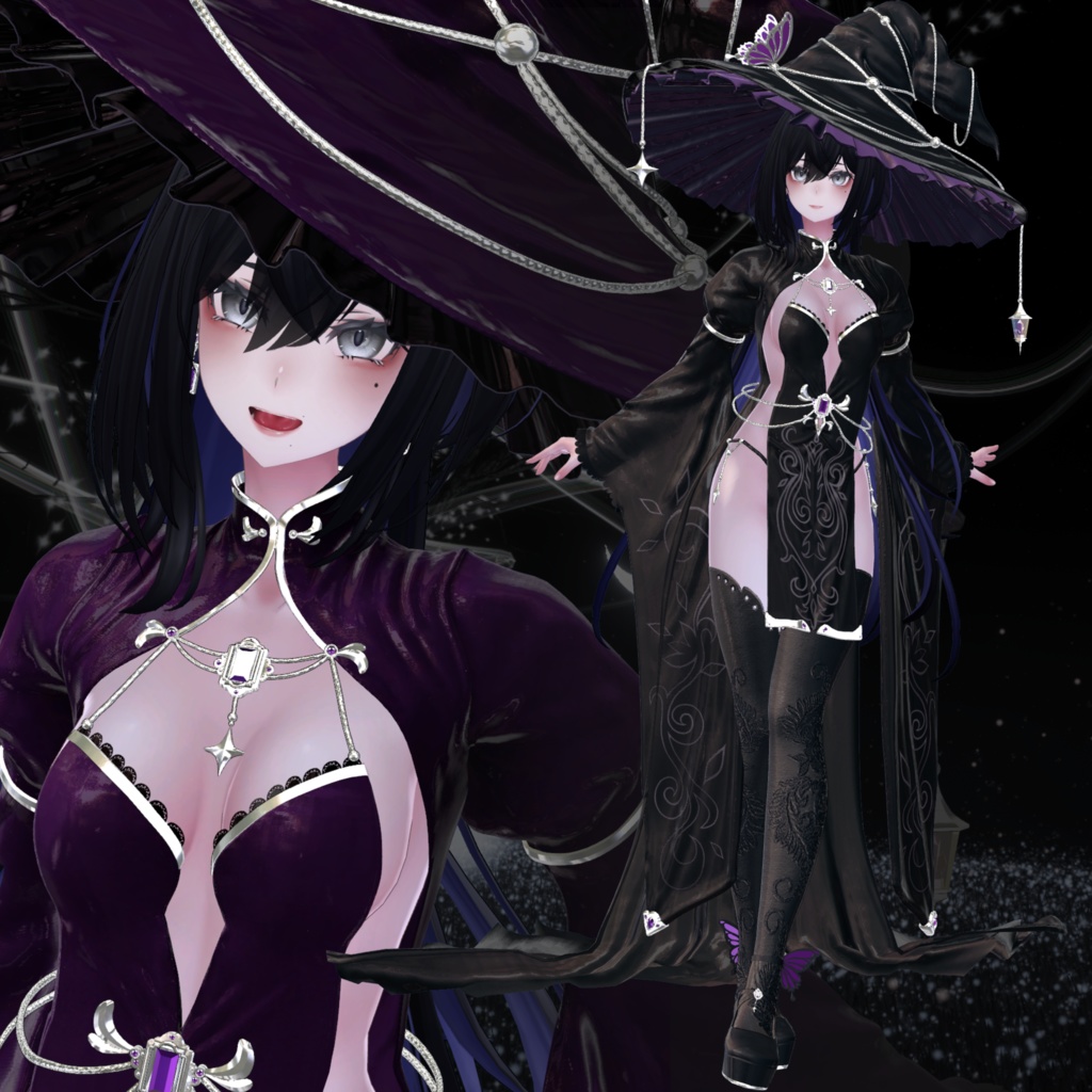 【9Avatar対応】OrientalWitch【VRC想定】