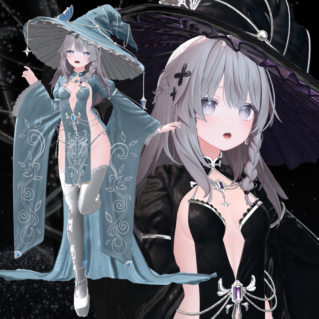 【9Avatar対応】OrientalWitch【VRC想定】