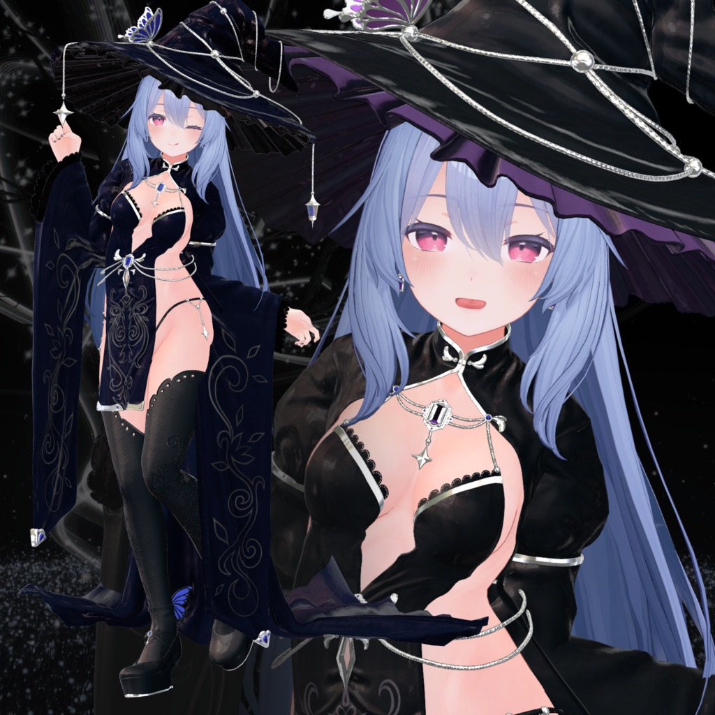 【9Avatar対応】OrientalWitch【VRC想定】