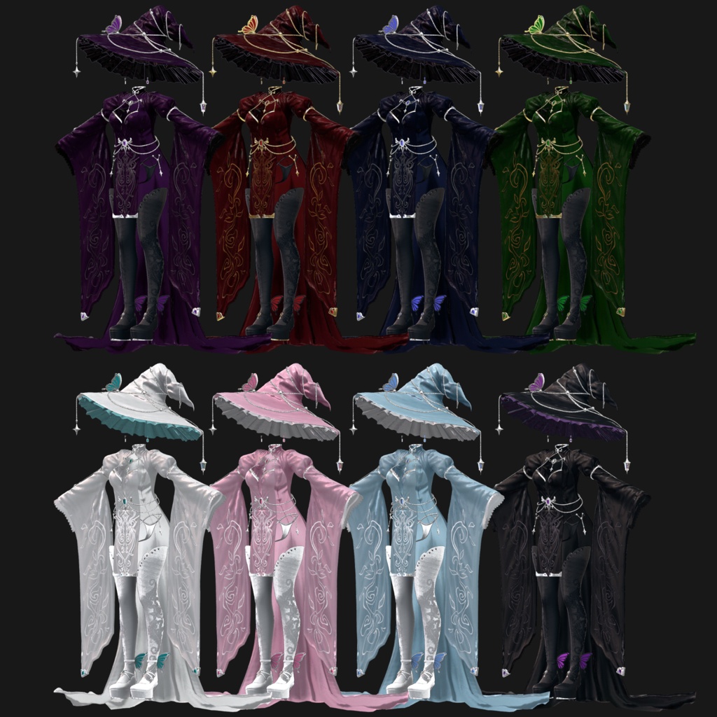 【9Avatar対応】OrientalWitch【VRC想定】