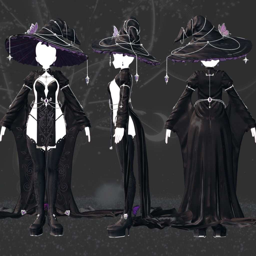 【9Avatar対応】OrientalWitch【VRC想定】