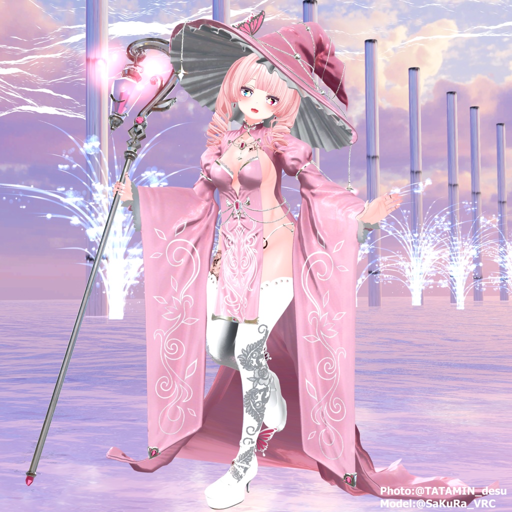 【9Avatar対応】OrientalWitch【VRC想定】