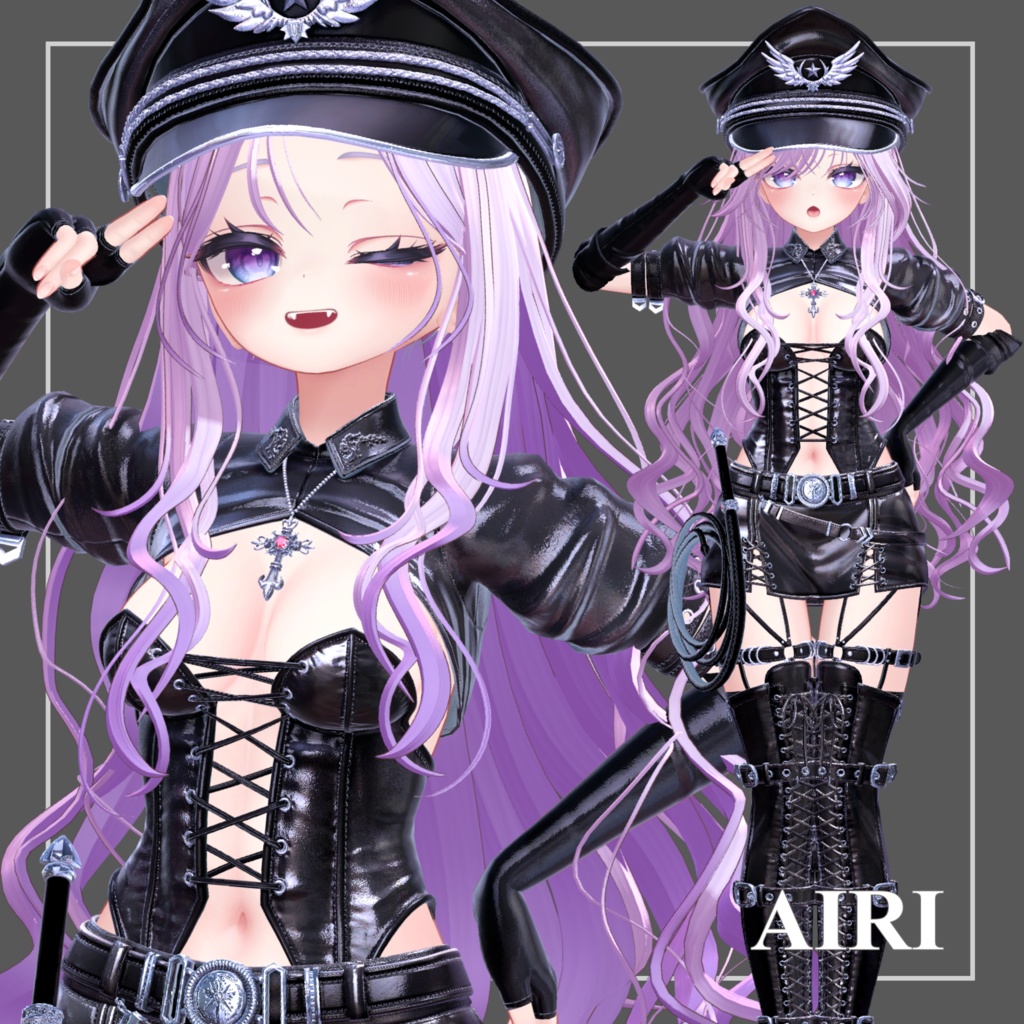 【8Avatar対応】AdultGALHair【VRC想定】
