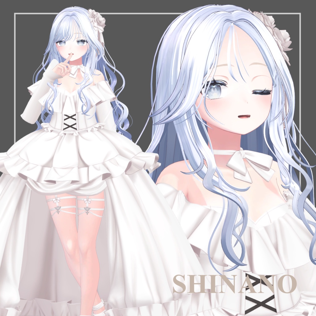 【8Avatar対応】AdultGALHair【VRC想定】