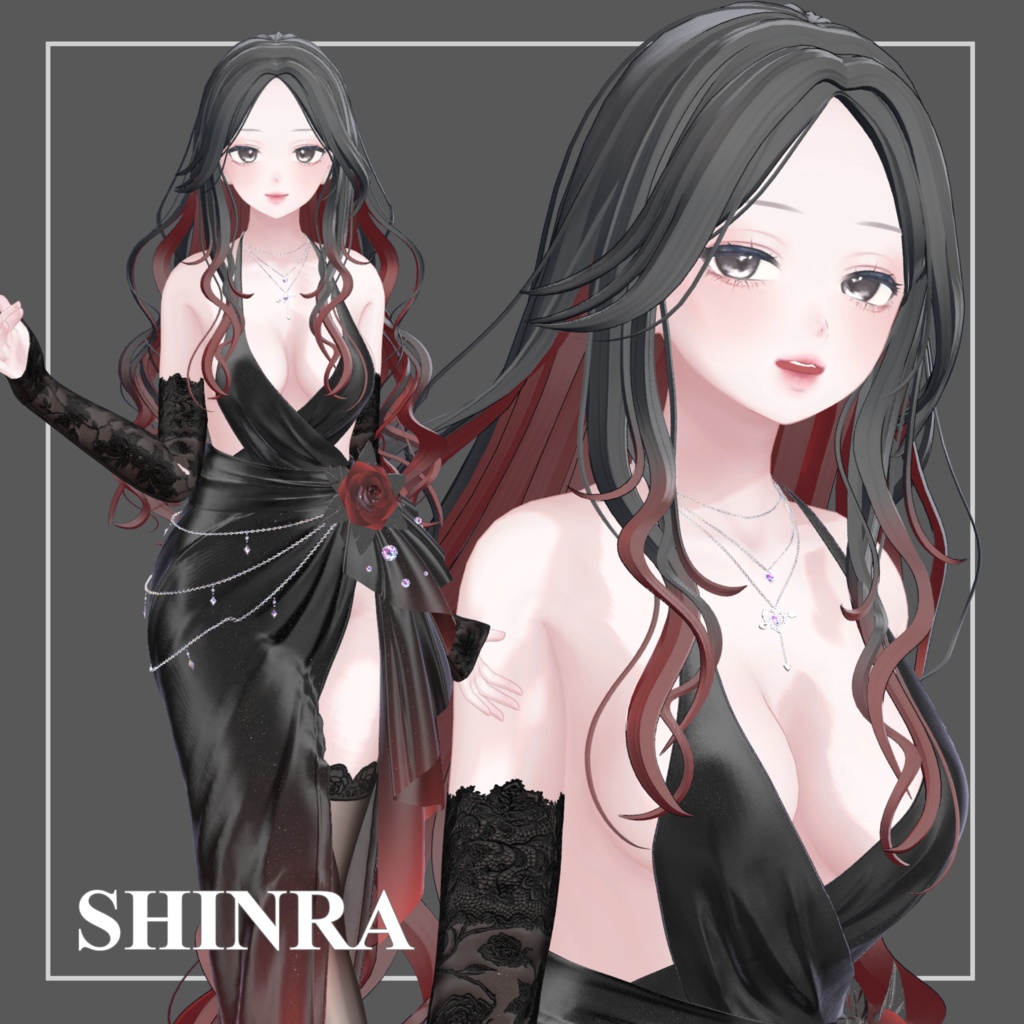 【8Avatar対応】AdultGALHair【VRC想定】