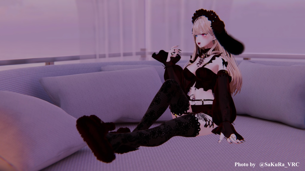 【7Avatar対応】DreamRabbit_RoomWear【VRC想定】