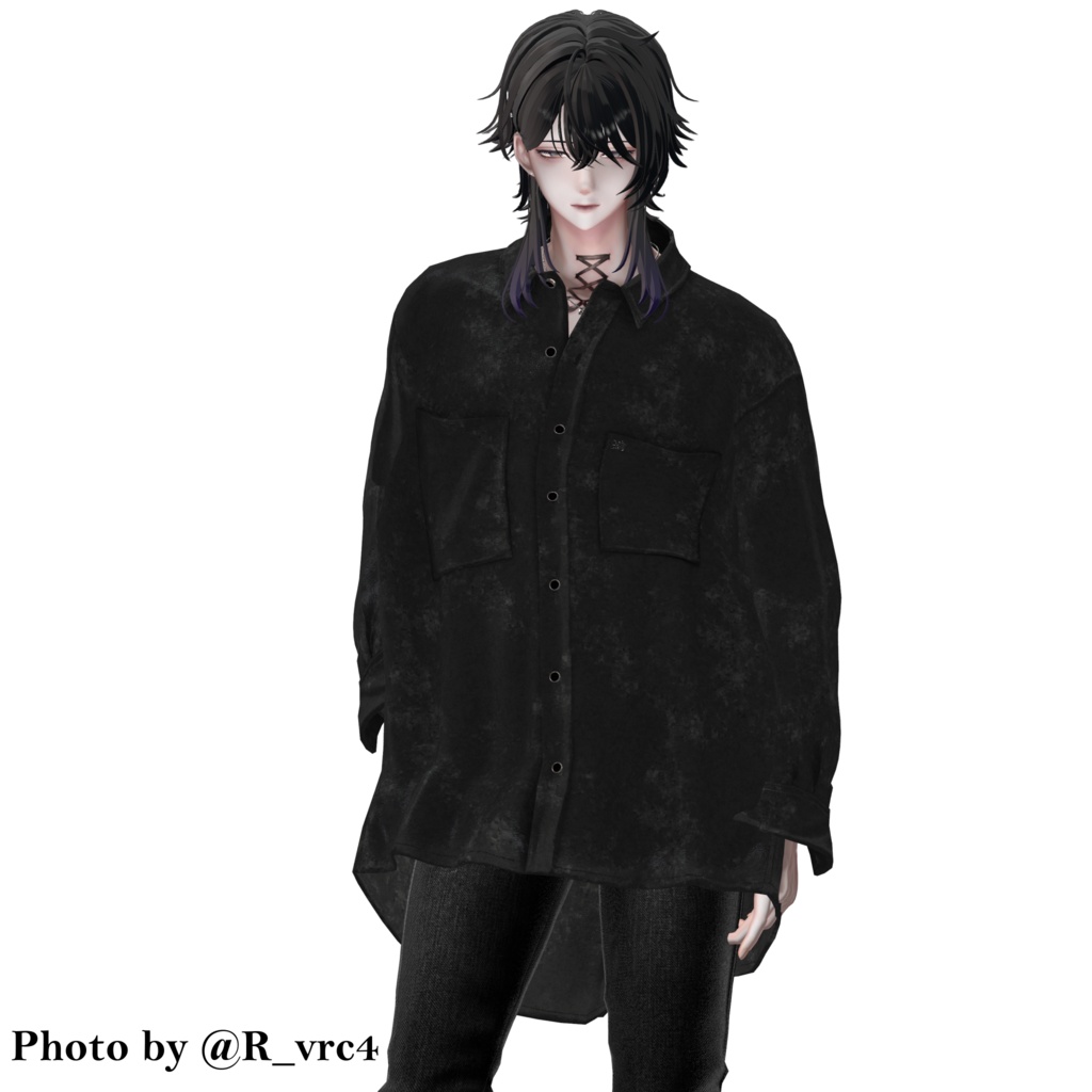 VRC想定】LongWolfHair【10Avatar対応】 - POTATO CLOSET - BOOTH