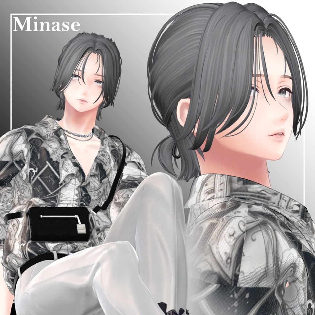 【11Avatar対応】LooseCustomHair【VRC想定】