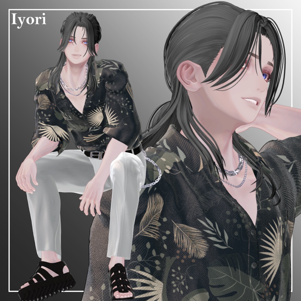 【11Avatar対応】LooseCustomHair【VRC想定】