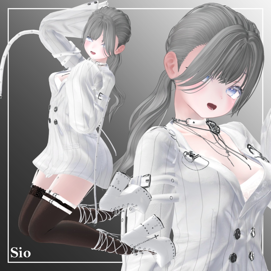 【11Avatar対応】LooseCustomHair【VRC想定】