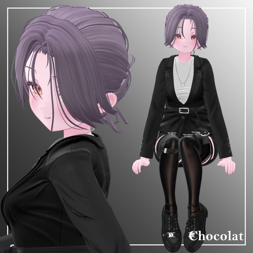 【11Avatar対応】LooseCustomHair【VRC想定】