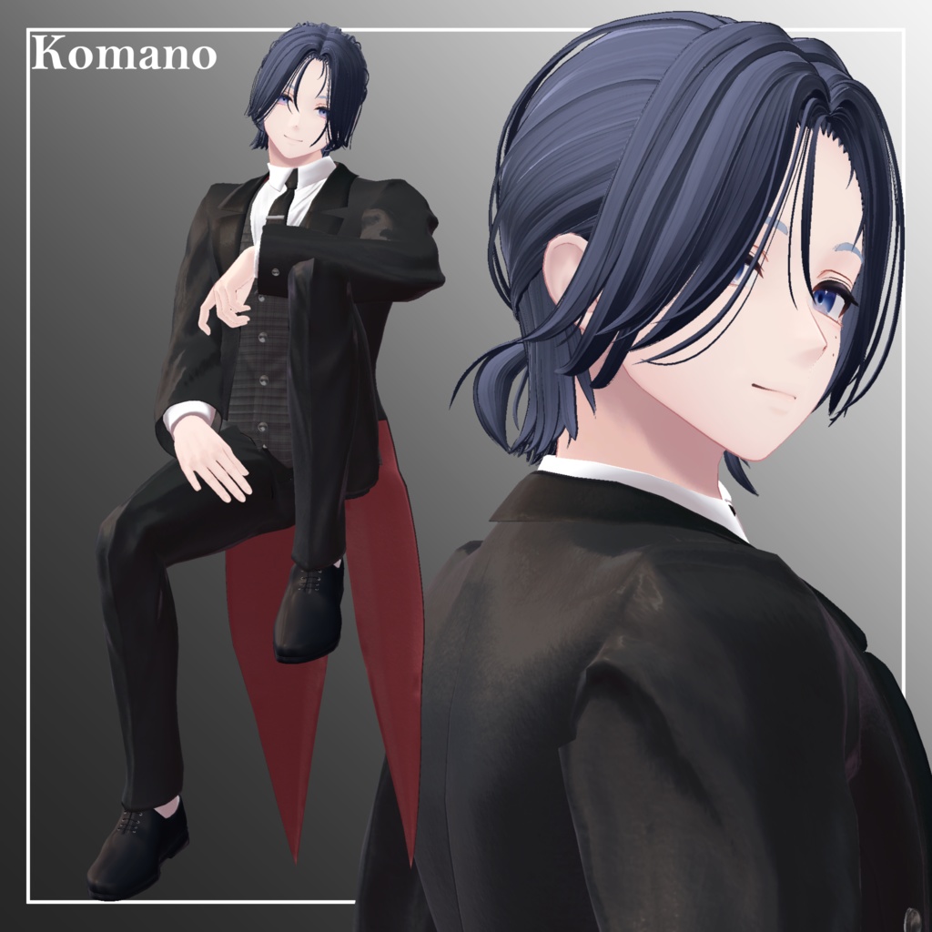 【11Avatar対応】LooseCustomHair【VRC想定】