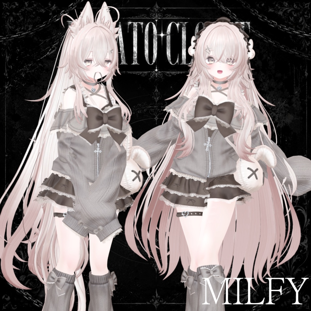 【🎊11/1発売予定🎊】WildLayerLongHair【Gimmick付・10Avatar対応】