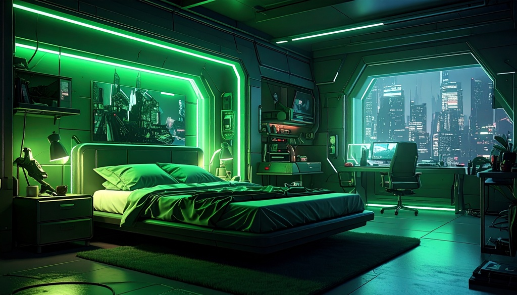 【背景素材】ゲーミング部屋55枚セット【配信素材】