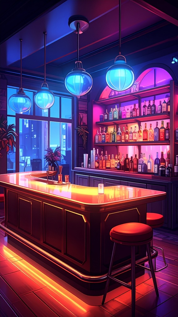 【背景素材】おしゃれなバー 33枚セット【配信素材】