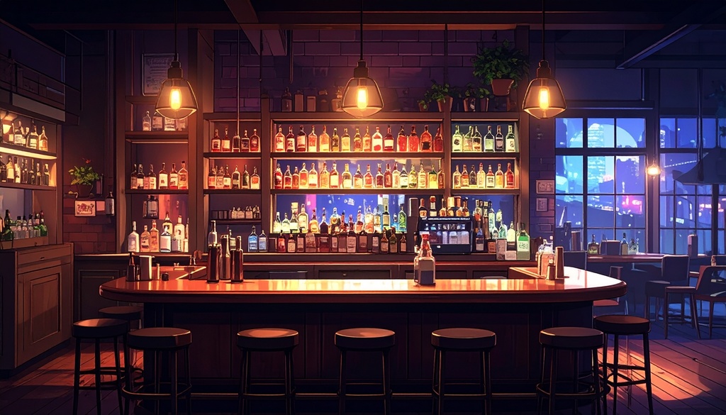 【背景素材】おしゃれなバー 33枚セット【配信素材】