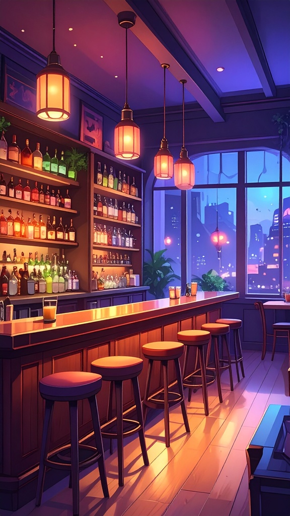 【背景素材】おしゃれなバー 33枚セット【配信素材】