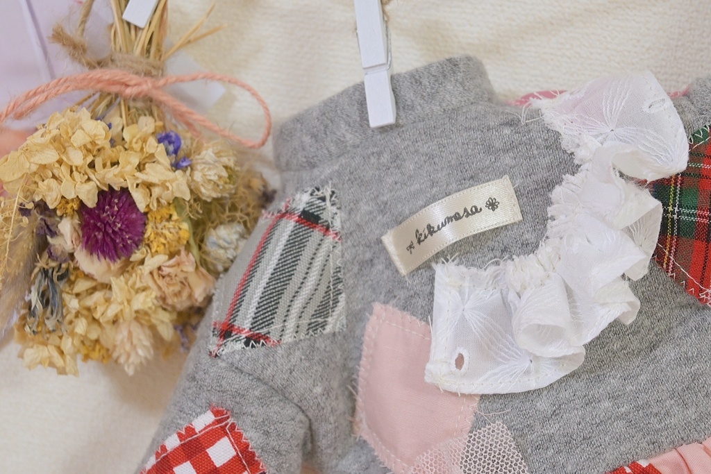 ペタペタぱっちわーくの✳︎スウェットワンピ☆