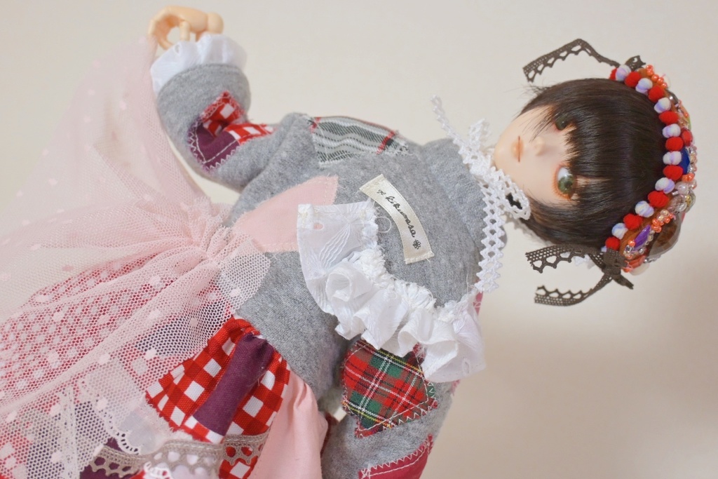 ペタペタぱっちわーくの✳︎スウェットワンピ☆