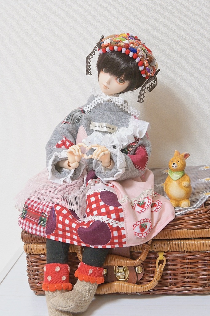 ペタペタぱっちわーくの✳︎スウェットワンピ☆