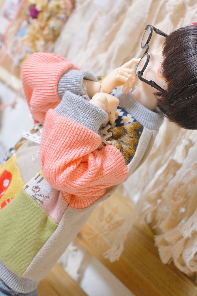 ナチュラルぱっちわーくニット❁