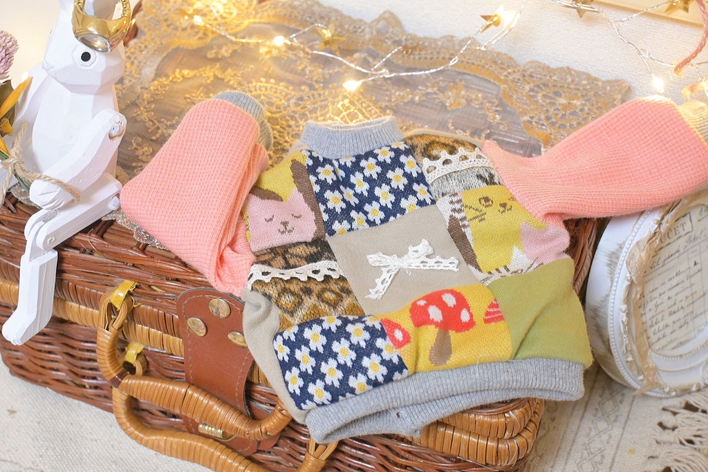 ナチュラルぱっちわーくニット❁