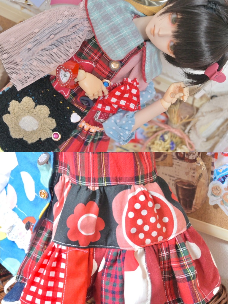 おちゃめな❤︎mixワンピ𖤐 ̖́-