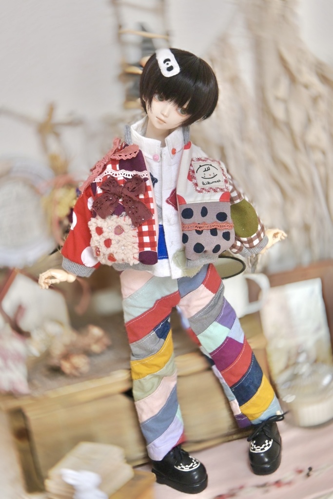 みずたまポップ✳︎古着風ブルゾン